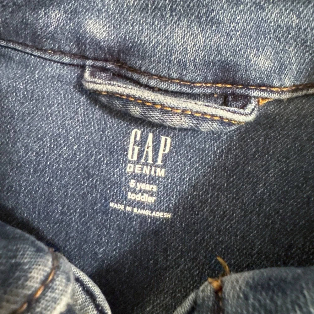 Gap Kids Blue Jean Denim Jacket Girls Size 5